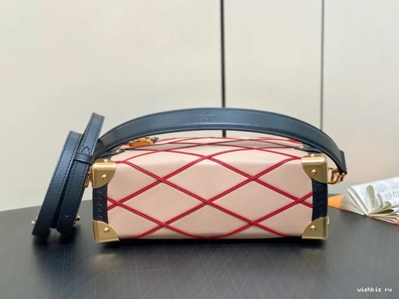 WIS LOUIS Trunk PM-21*14*6CM Side VUITTON 1124